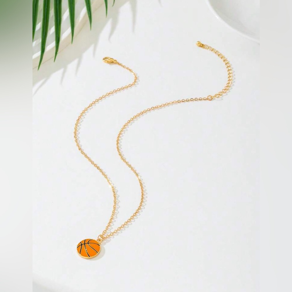 Basketball‎ Pendant Necklace